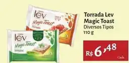 Novo Atacarejo Lev - torrada magic toast oferta