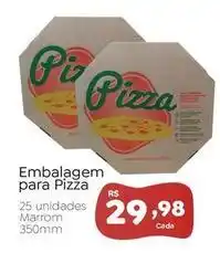 Novo Atacarejo Embalagem para pizza oferta