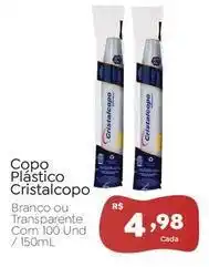 Novo Atacarejo Cristalcopo - copo plástico oferta