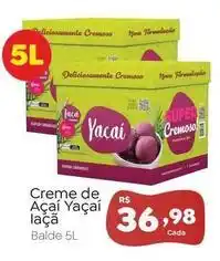 Novo Atacarejo Yacai - creme de açaí laca oferta
