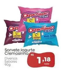 Novo Atacarejo Cremosinho - sorvete logurte oferta