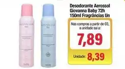 Spani Atacadista Giovanna baby - desodorante aerossol oferta