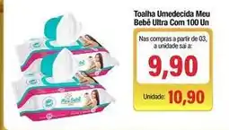 Spani Atacadista Meu bebê - toalha umedecida oferta