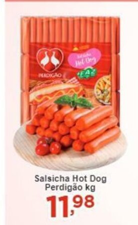 Rossi Supermercado Salsicha Hot Dog Perdigao 1kg oferta