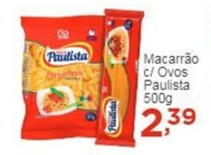 Rossi Supermercado Macarrao c/ Ovos Paulista 500g oferta