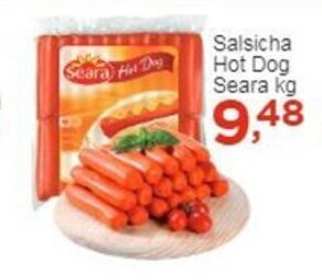 Rossi Supermercado Salsicha Hot Dog Seara 1kg oferta