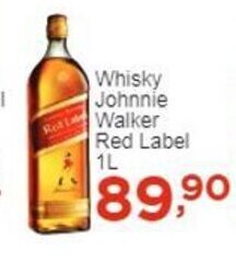 Rossi Supermercado Whisky Johnnie Walker Red Label 1L oferta