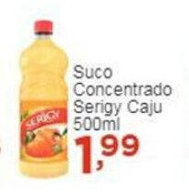 Rossi Supermercado Suco Concentrado Serigy Caju 500ml oferta