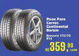 Supermercados Mateus Pneu Para Carros Continental Barum oferta