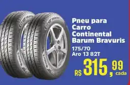 Supermercados Mateus Pneu para carro continental barum bravuris oferta
