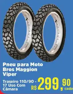 Supermercados Mateus Pneu para Moto Bros Maggion Viper oferta