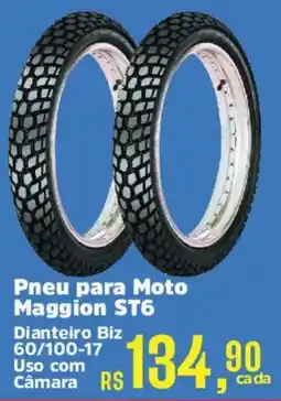 Supermercados Mateus Pneu para Moto Maggion ST6 oferta