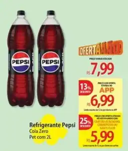 Atacadão Refrigerante Pepsi Cola Zero oferta