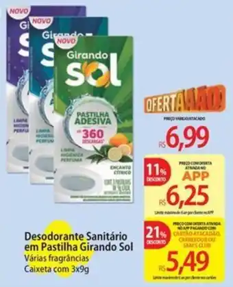 Desodorante Sanitário em Pastilha Girando Sol