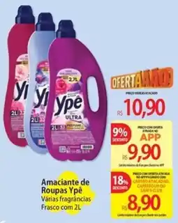 Atacadão Amacianete de roupas ypê várias fragrâncias oferta