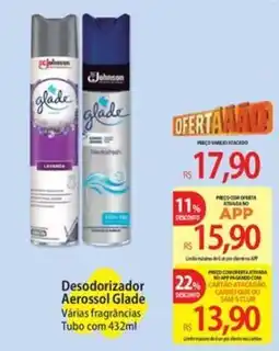 Atacadão Desodorizador Aerossol Glade Várias fragrâncias oferta
