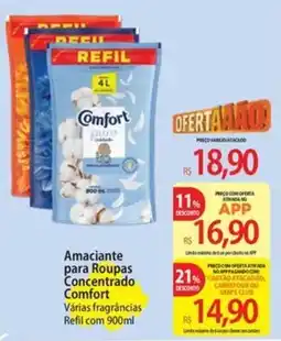Atacadão Amaciantes para roupas concentrado comfort oferta