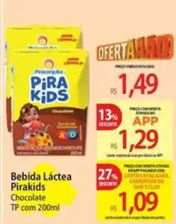 Atacadão Bebida Láctea Pirakids Chocolate oferta
