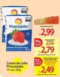 Atacadão Creme de Leite Piracanjuba oferta