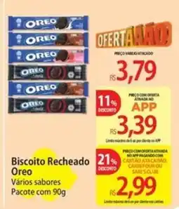 Atacadão Biscoito Recheado Oreo Vários sabores oferta