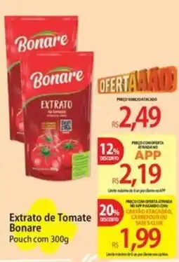 Atacadão Extrato de Tomate Bonare oferta