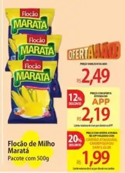 Atacadão Flocão de Milho Maratá oferta