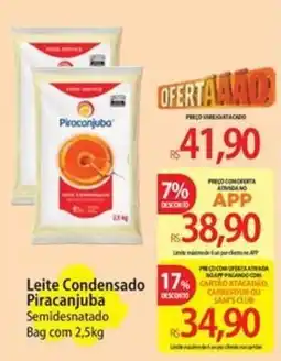 Atacadão Leite Condensado Piracanjuba Semidesnatado oferta