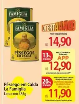 Atacadão Pêssegos em calda la famiglia oferta