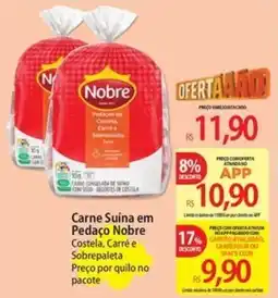 Atacadão Carne Suína em Pedaço Nobre Costela, Carré e Sobrepaleta oferta
