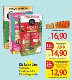 Atacadão Kit Salon Line Shampoo + Condicionador Várias fragrâncias oferta