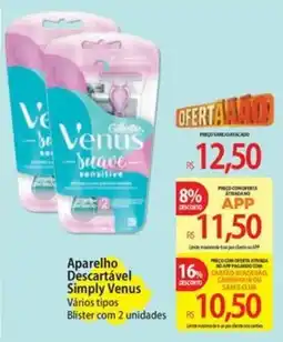 Atacadão Aparelho descartável simply venus oferta