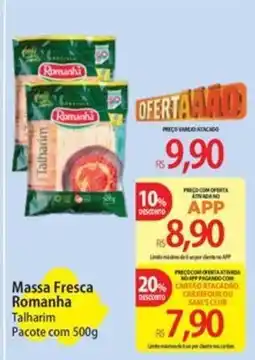 Atacadão Massa fresca romanha talharim oferta