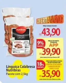 Atacadão Linguica Calabresa Nutribras oferta