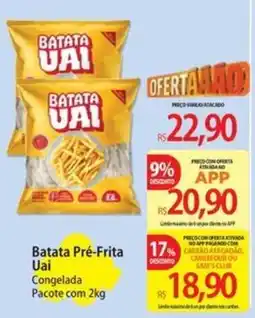 Atacadão Batata pré-frita uai oferta