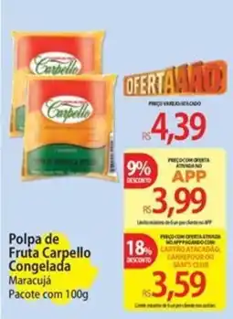 Atacadão Polpa de Fruta Carpello Congelada Maracujá oferta