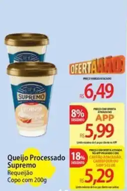 Atacadão Queijo Processado Supremo Requeijão oferta