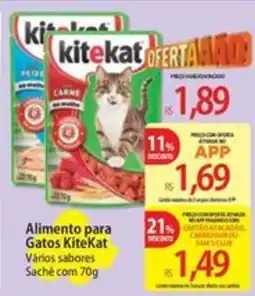 Atacadão Alimento para Gatos KiteKat Vários sabores oferta