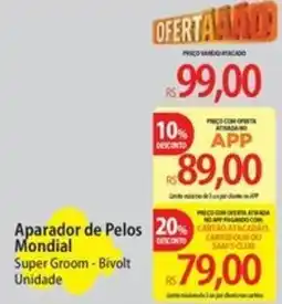 Atacadão Aparador de Pelos Mondial Super Groom - Bivolt oferta