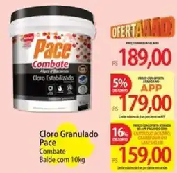 Atacadão Cloro Granulado Pace Combate oferta