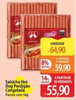 Atacadão Salsicha Hot Dog Perdigão Congelada oferta
