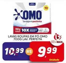 Supermercado Bem Barato Lavas roupas em pó omo oferta
