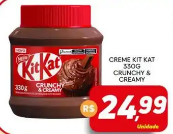 Supermercado Bem Barato Creme kit kat crunchy & creamy oferta