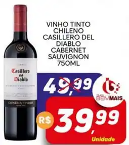 Supermercado Bem Barato vinho tinto chileno casillero del diablo cabernet sauvignon oferta