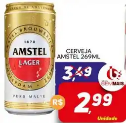 Supermercado Bem Barato Cerveja amstel 269ml oferta