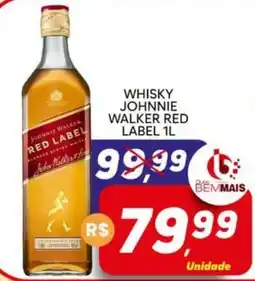 Supermercado Bem Barato Whisky Johnnie Walker Red Label oferta