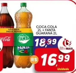 Supermercado Bem Barato Coca-Cola + Fanta Laranja oferta