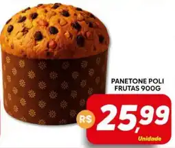 Supermercado Bem Barato Panetone poli frutas oferta