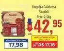 Supermercados BH Saudali - linguiça calabresa oferta