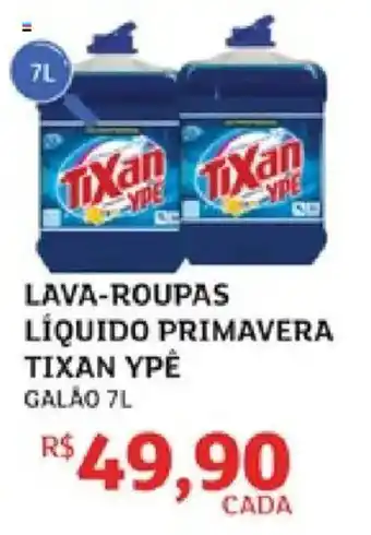 Lava-roupas líquido primavera tixan ypê
