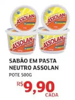 Assaí Atacadista Sabão em pasta neutro assolan oferta